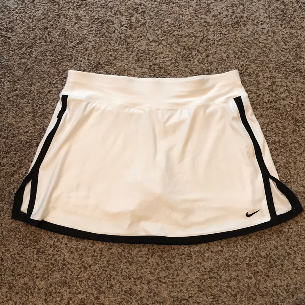 White Nike Dri-Fit Tennis Skirt